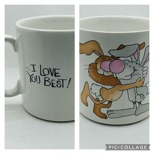 Vintage 'I Love You Best NEXT TO ME' ❤️ 1985 United China & Glass Co Ceramic Mug